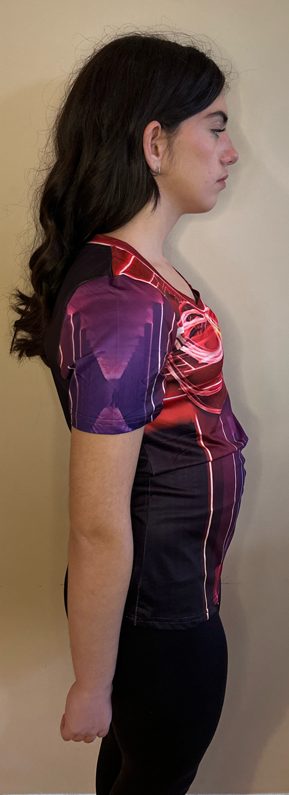 Red Power,Style:O-neck,Short sleeve for Women