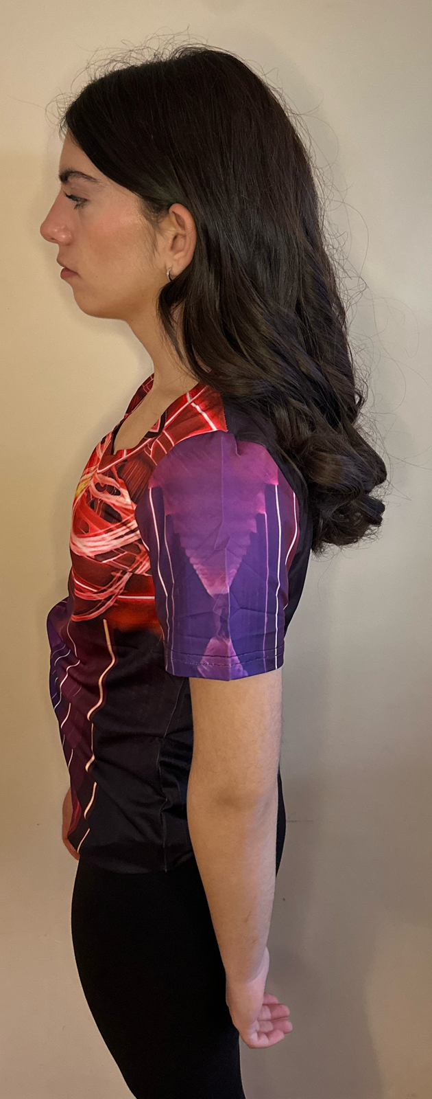 Red Power,Style:O-neck,Short sleeve for Women