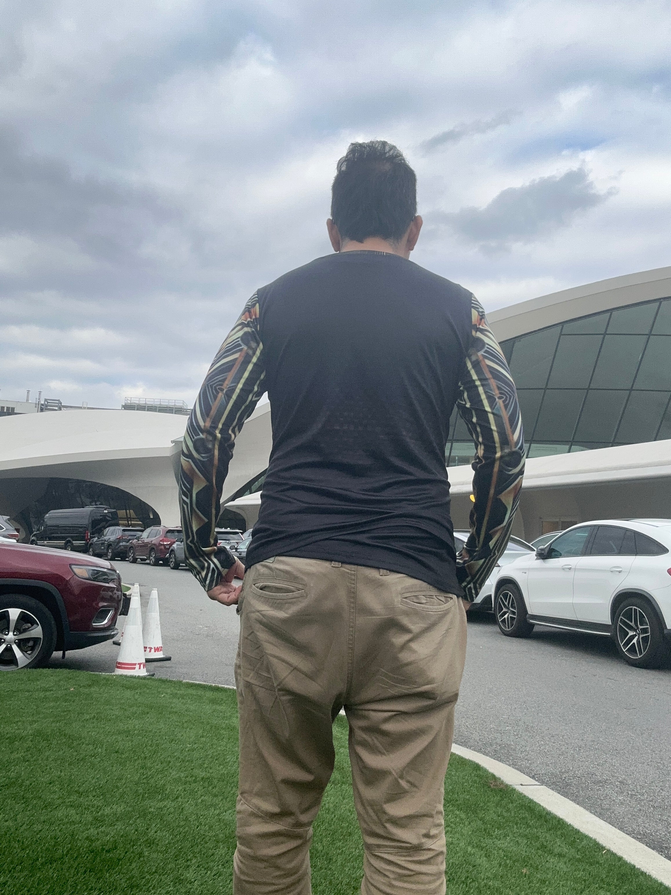 Gold Line,O-neck,Long sleeve for Men