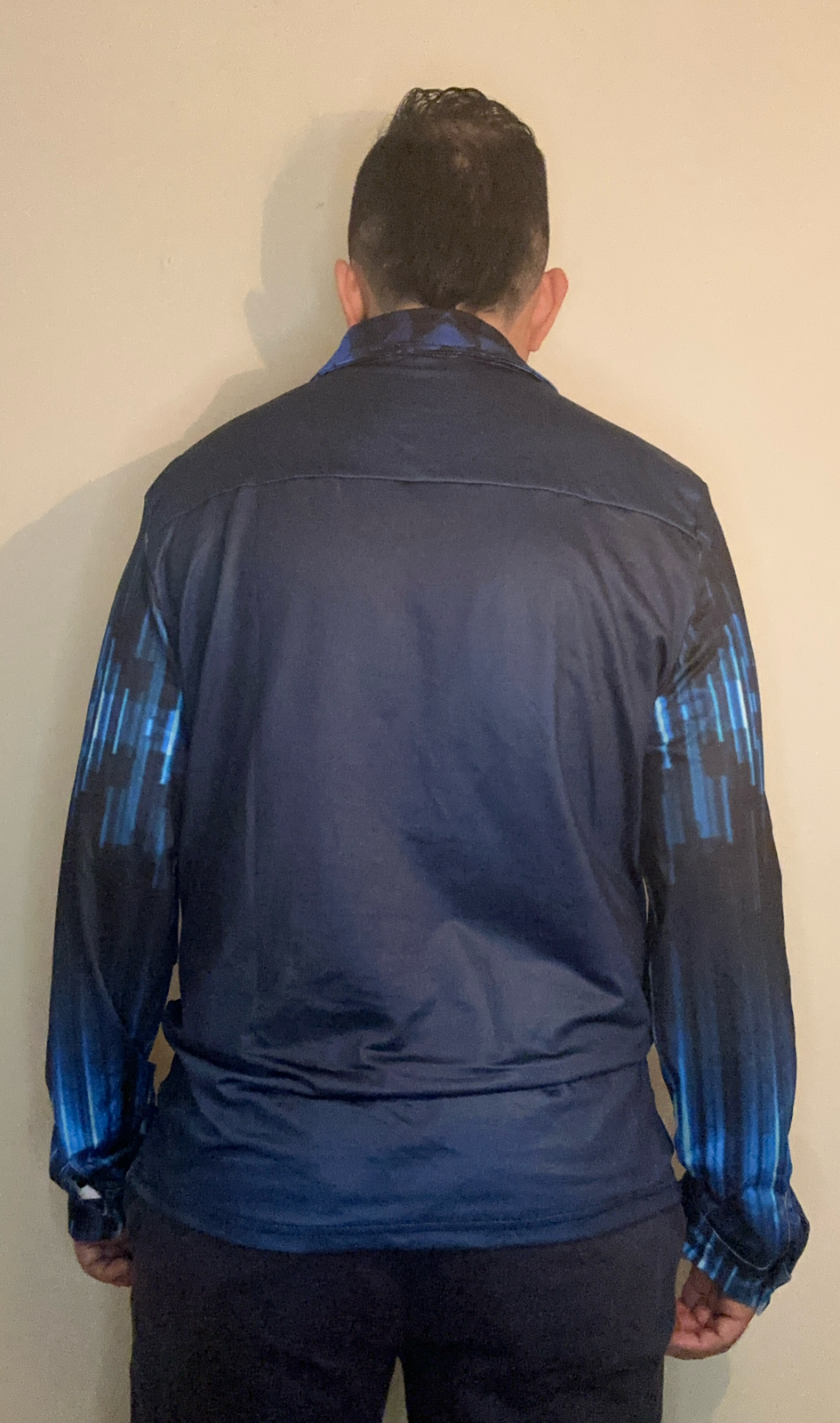 Blue Cube,Casual shirt,Long sleeve for men