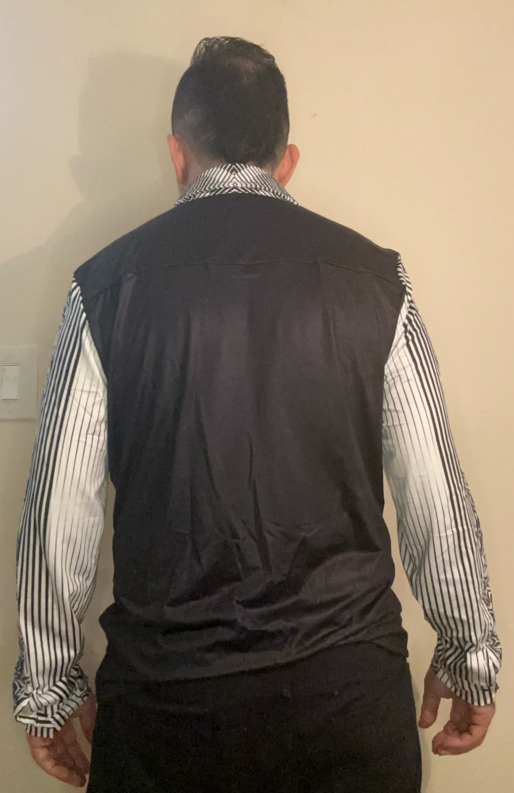 Silver cube,Casual shirt,Long sleeve for men