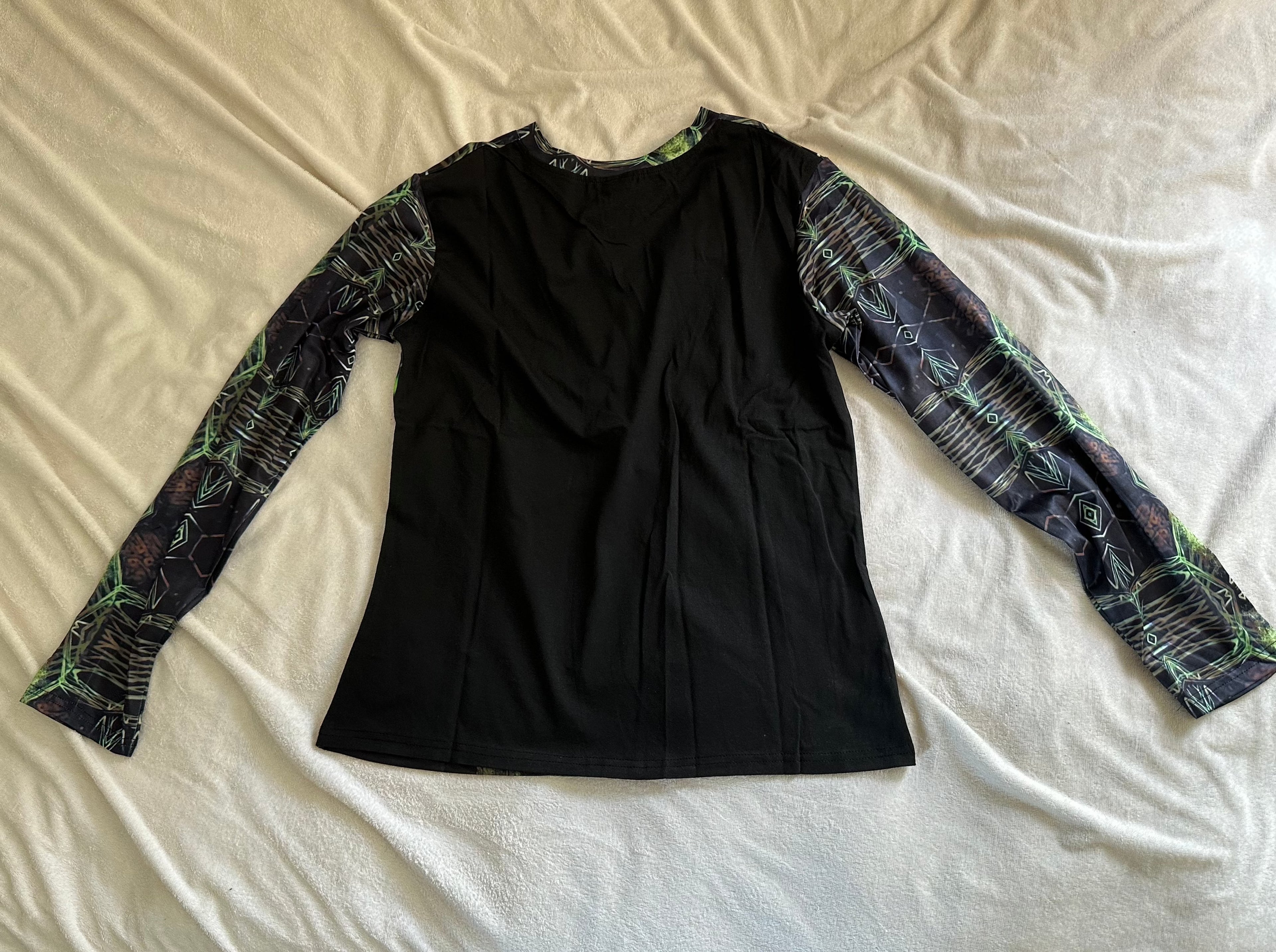 B Lit Clothing Cyber Style V-Neck Long Sleeve for Men