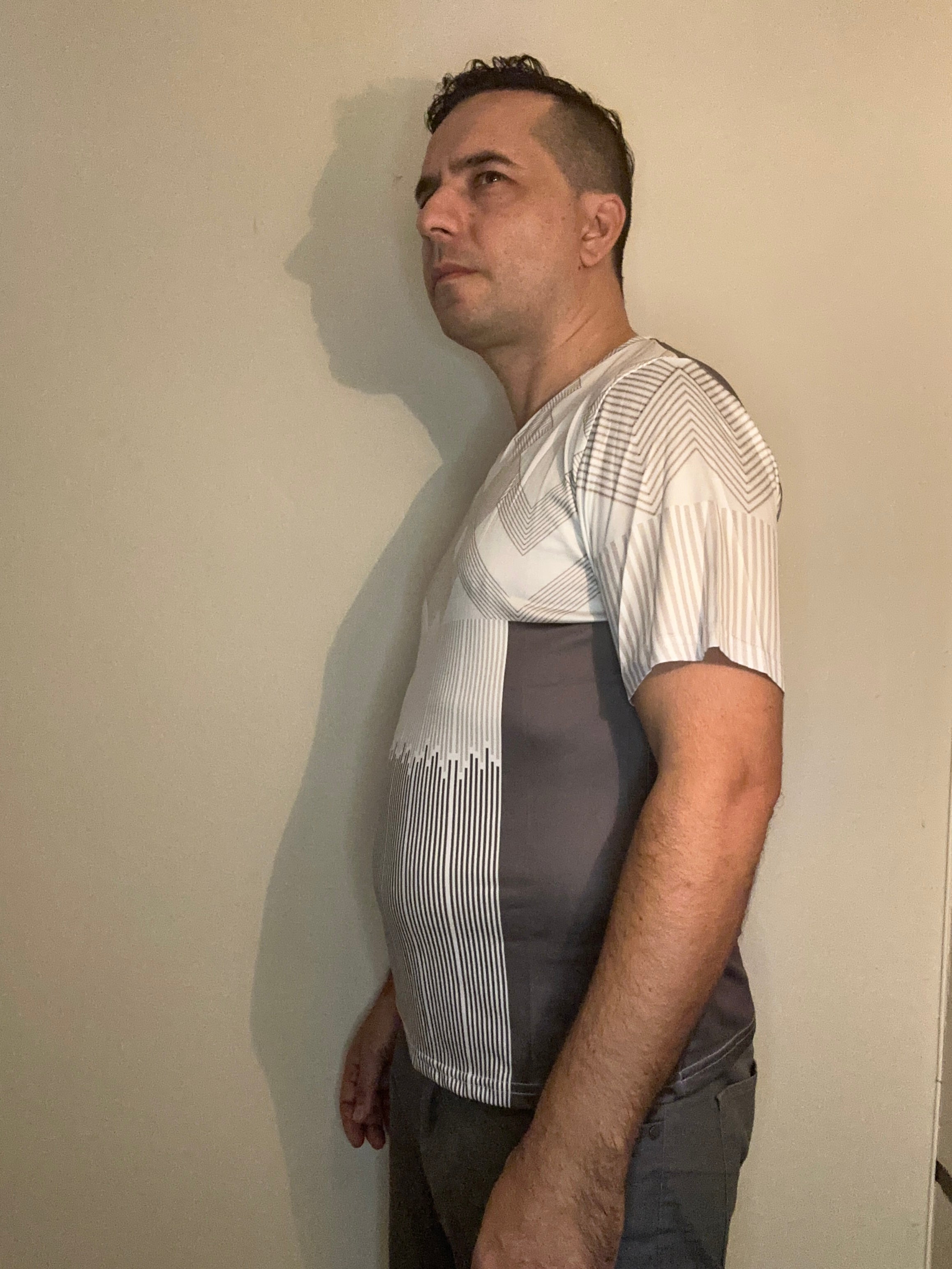 Gray Cube,Style:V-neck,Short sleeve for men