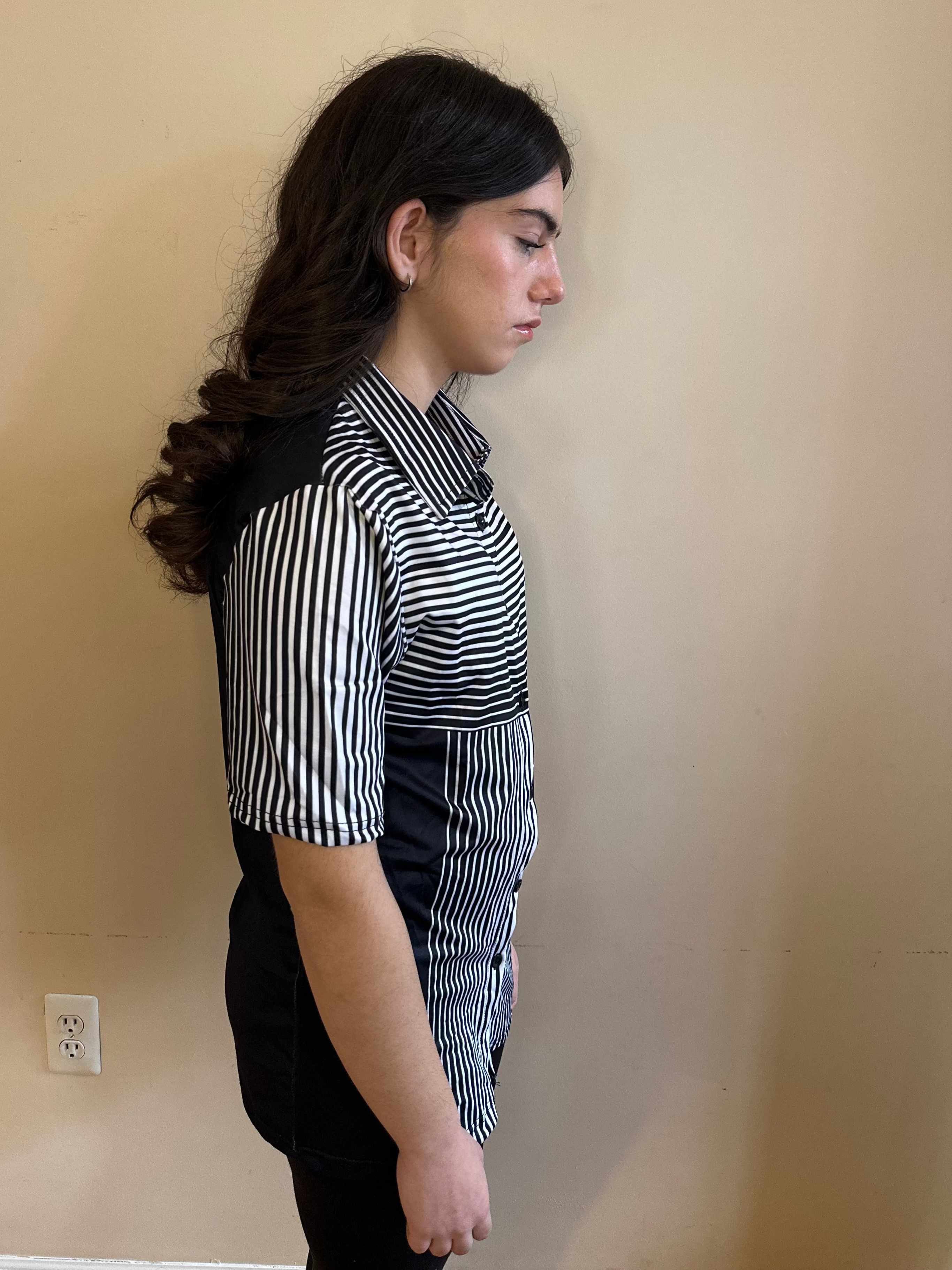 Line 3D,Casual shirt,Short sleeve for Women
