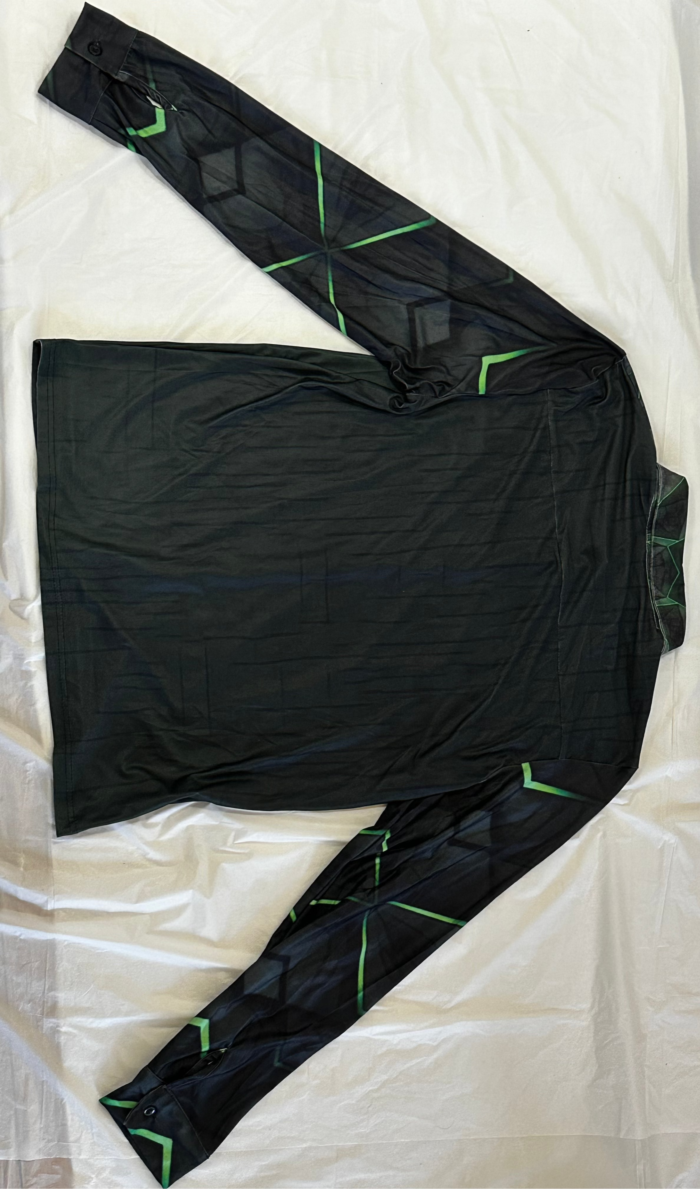 Green triangle,Casual shirt,Long sleeve for men
