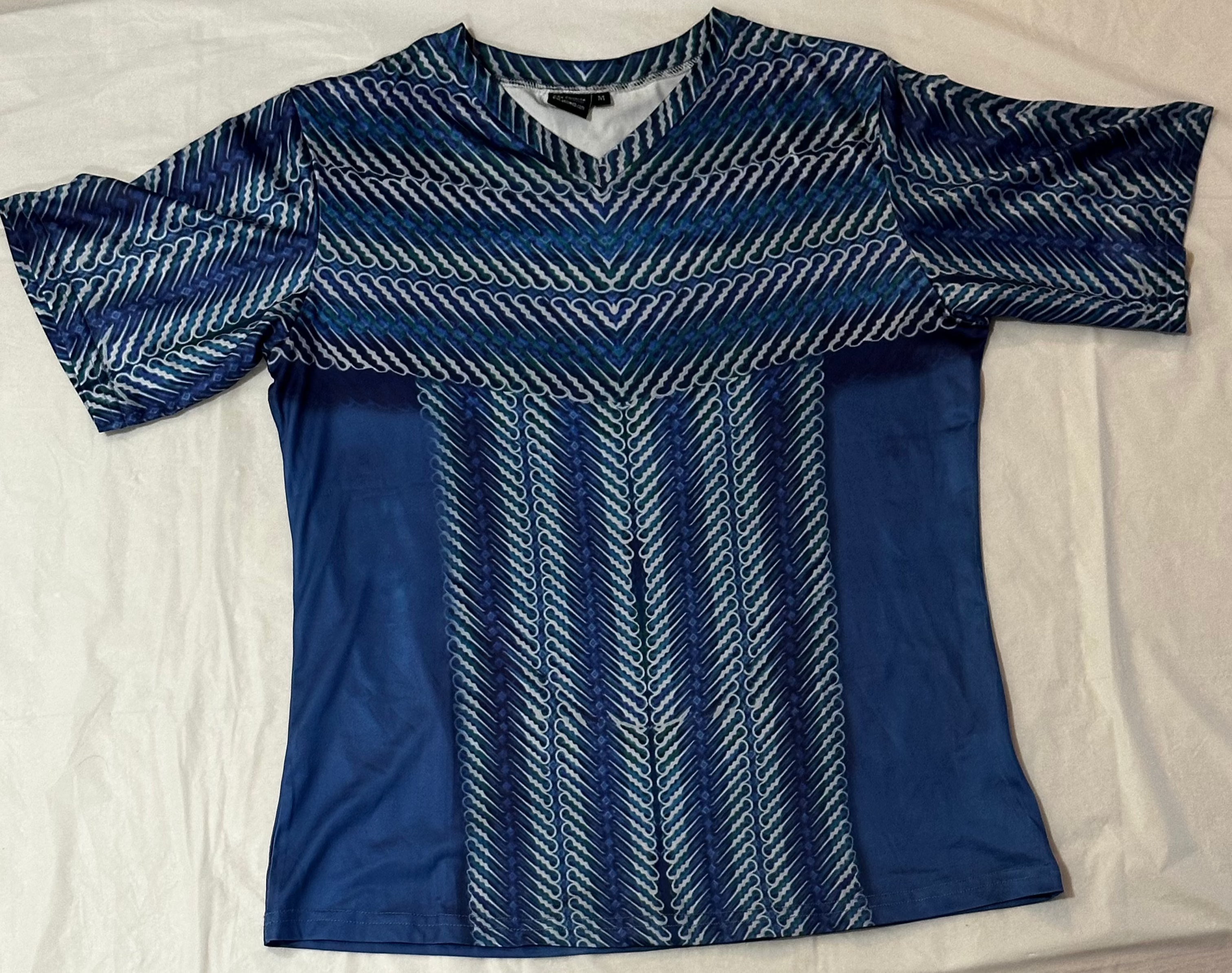 Blue maley,Style:V-neck,Short sleeve for men