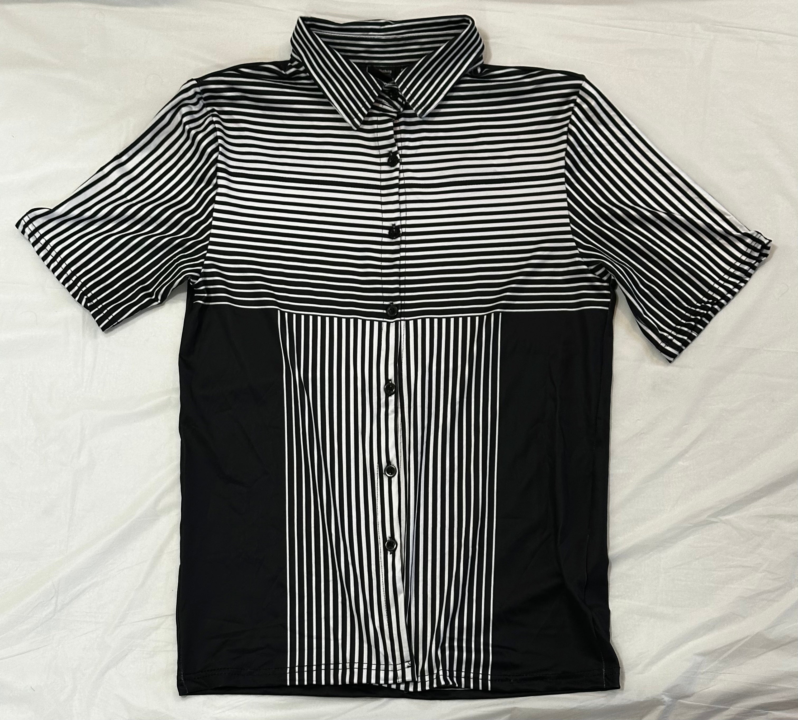 Line 3D,Casual shirt,Short sleeve for Women