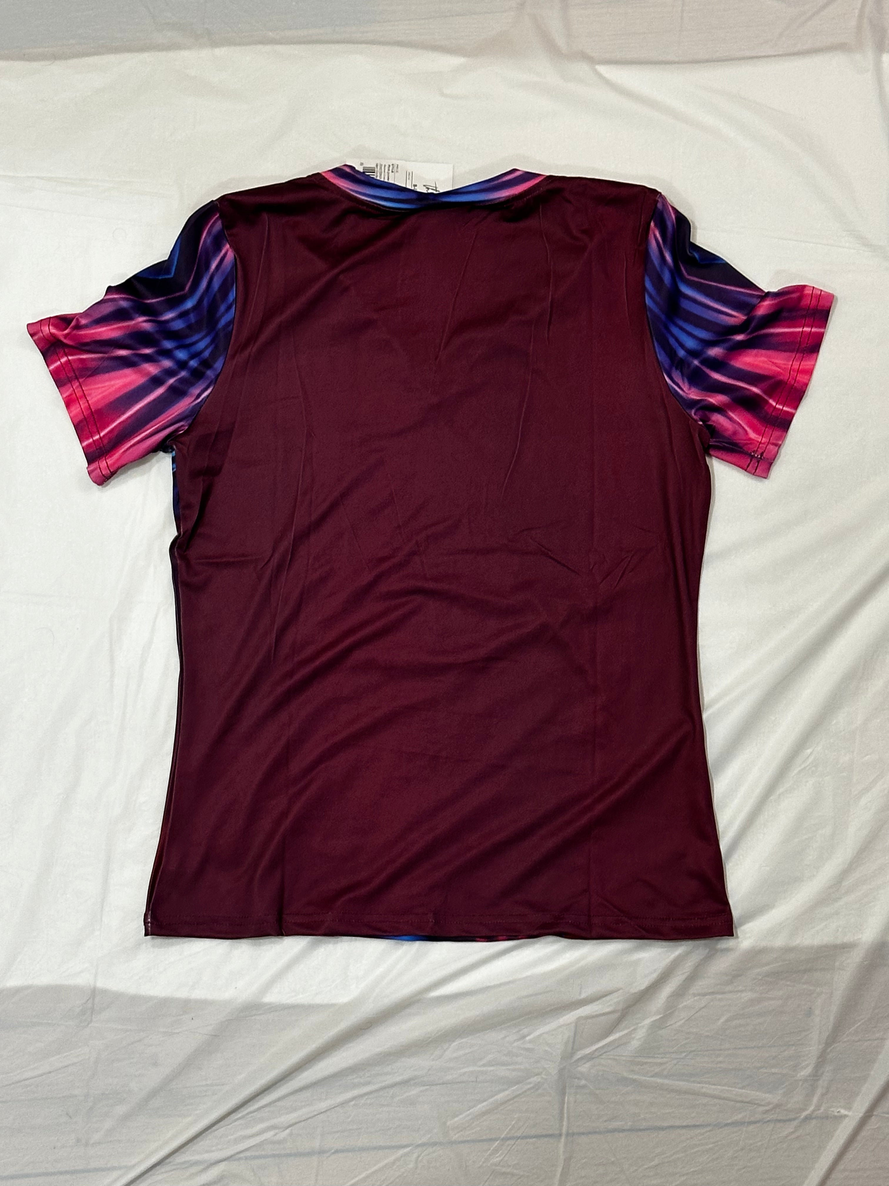 Pink Power,Style:V-neck,Short sleeve for Women