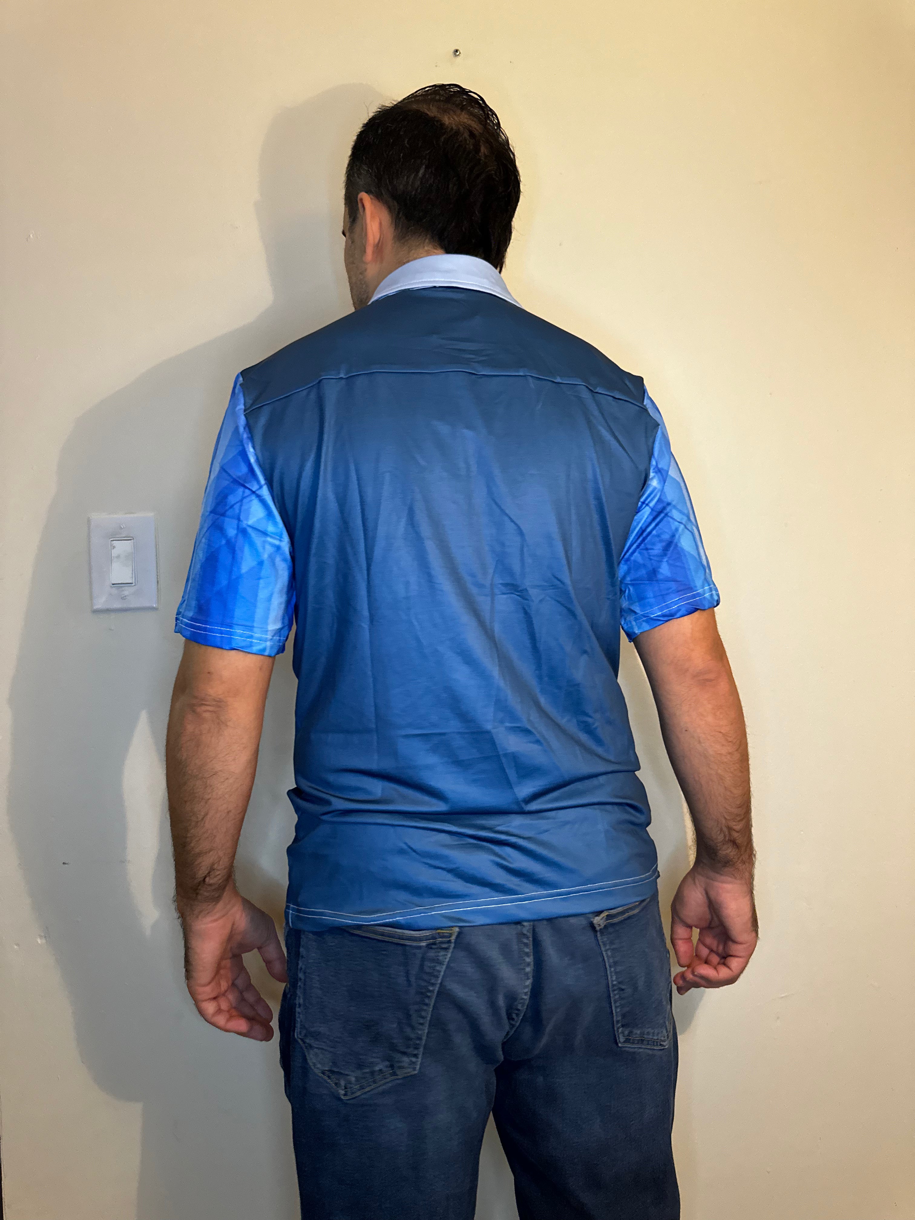 Blue line,Casual shirt,Short sleeve for Men