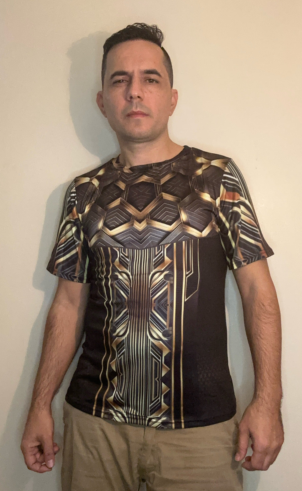 Gold Line,O-neck,Short sleeve for Men