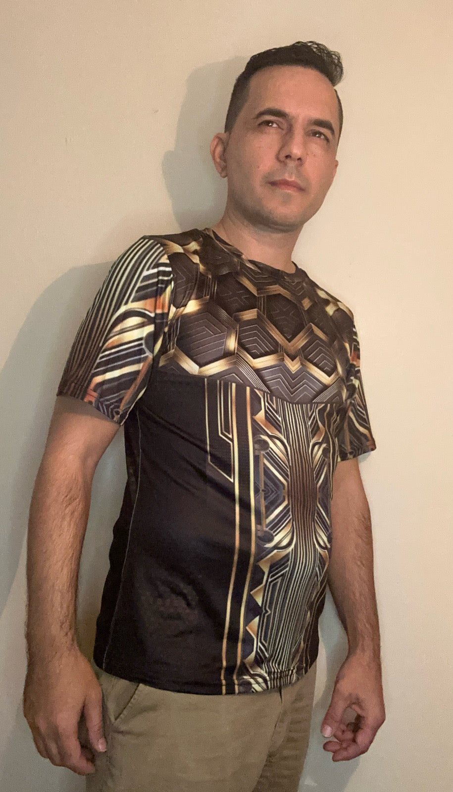 Gold Line,O-neck,Short sleeve for Men