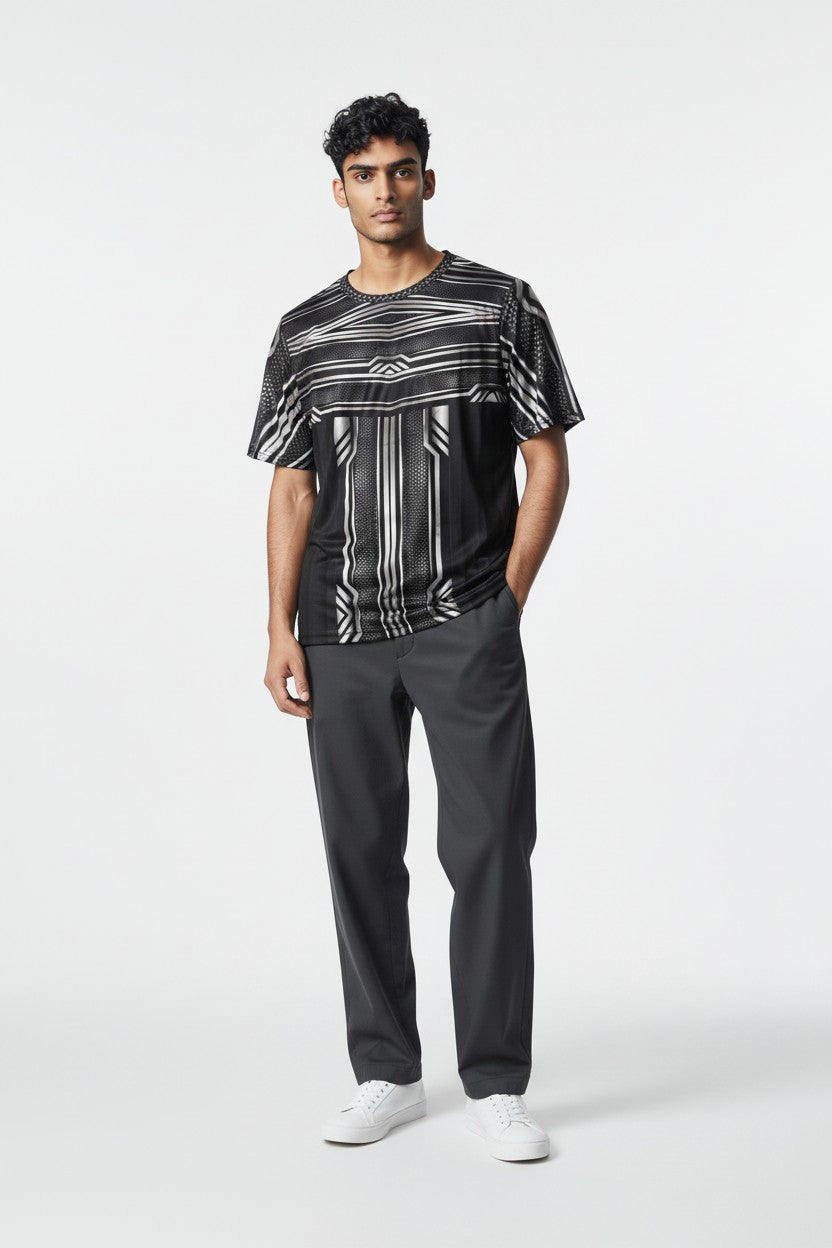 Static Chrome Tee — Men&