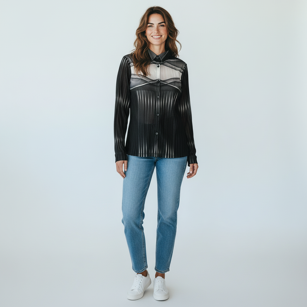 Prism Chrome Long Sleeve Tee — Women&