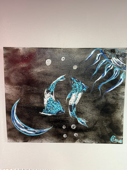 B.Coma art with canvas 16X20
