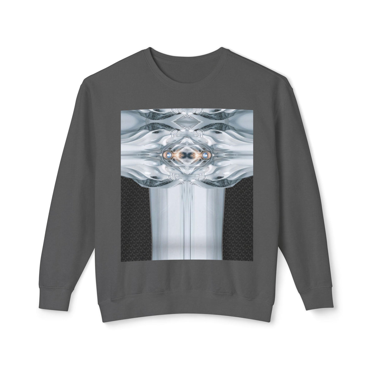 Moon.Unisex Lightweight Crewneck Sweatshirt