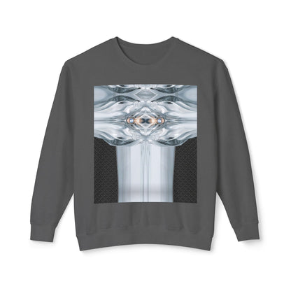 Moon.Unisex Lightweight Crewneck Sweatshirt