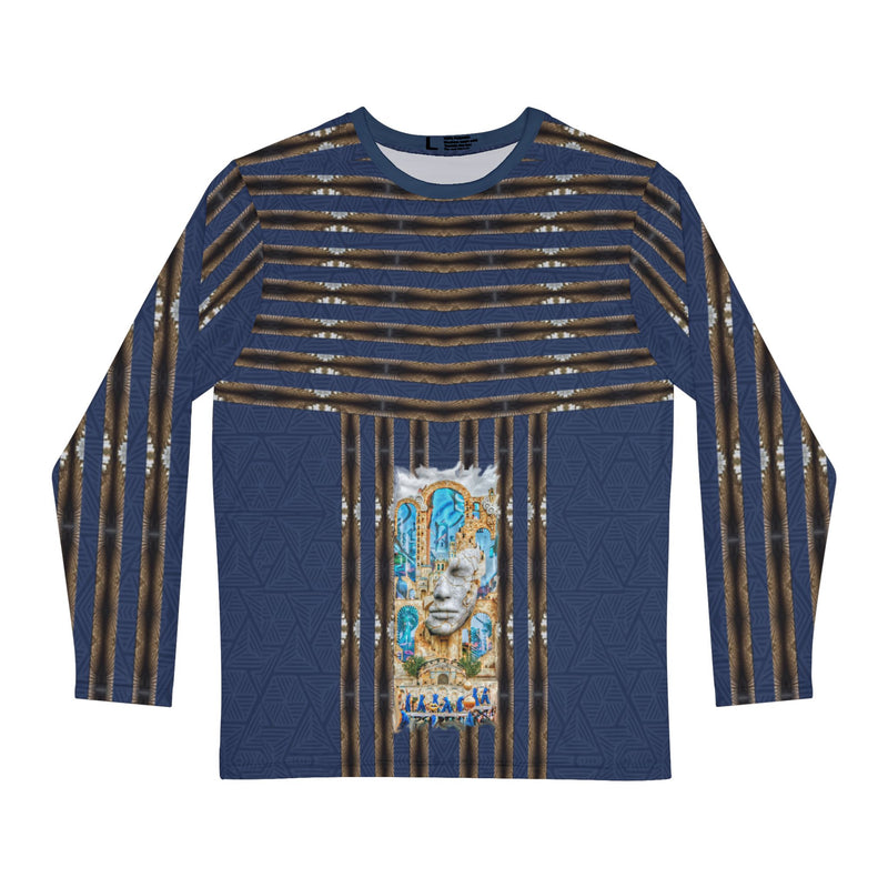 wanderlust.Men's Long Sleeve Shirt (AOP)