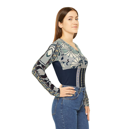Blue flower,Boho Chic Women&