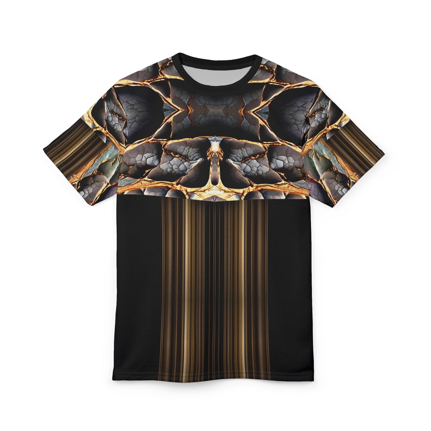 Broken stone,Abstract Art Unisex Tee, Artistic T-Shirt, Graphic Top, Unique Casual Wear, Gift for Art Lovers, Trendy All-Over Print Shirt