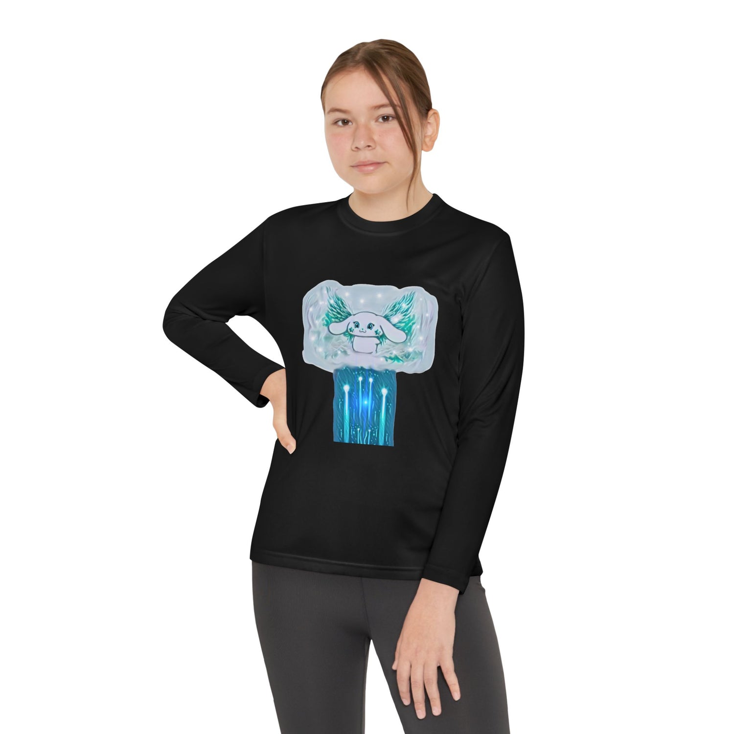 Long Sleeve Tee - Sky the Bunny Design