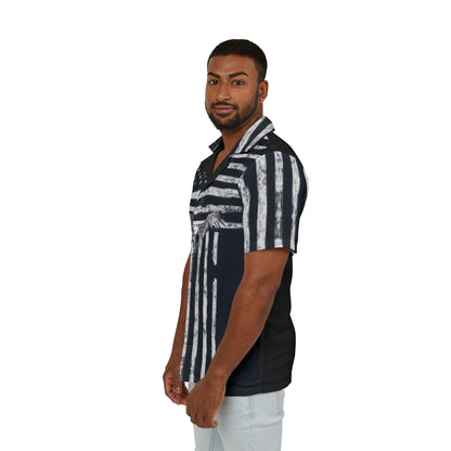 Camp Shirt USA Flag Men&