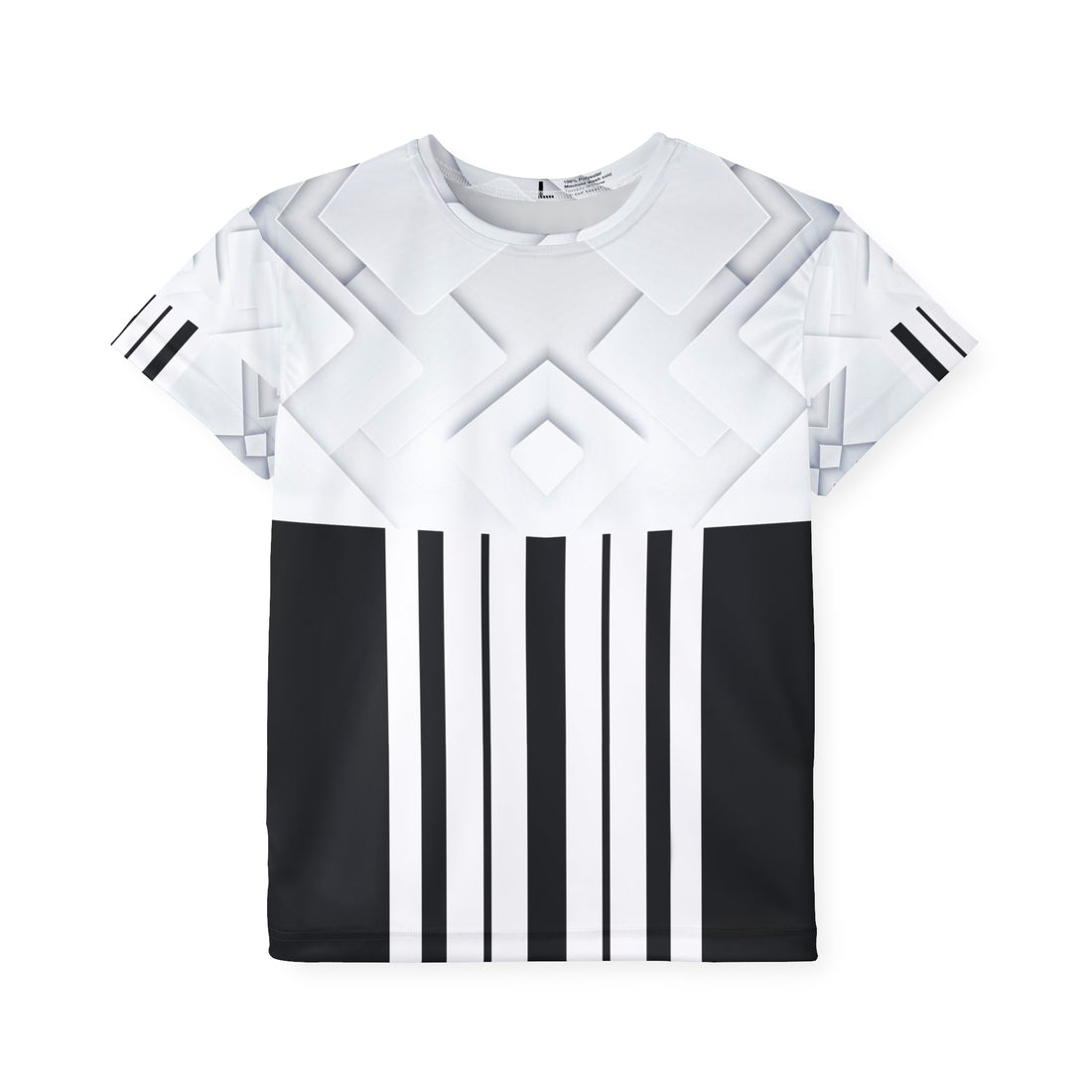 White Cube,Stylish Kids Sports Jersey, Youth Athletic Shirt, Team Spirit Wear, Outdoor Play Clothes, Ideal for Sports Events &amp; Birthdays