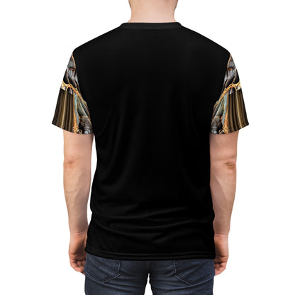 Broken stone,Abstract Art Unisex Tee, Artistic T-Shirt, Graphic Top, Unique Casual Wear, Gift for Art Lovers, Trendy All-Over Print Shirt