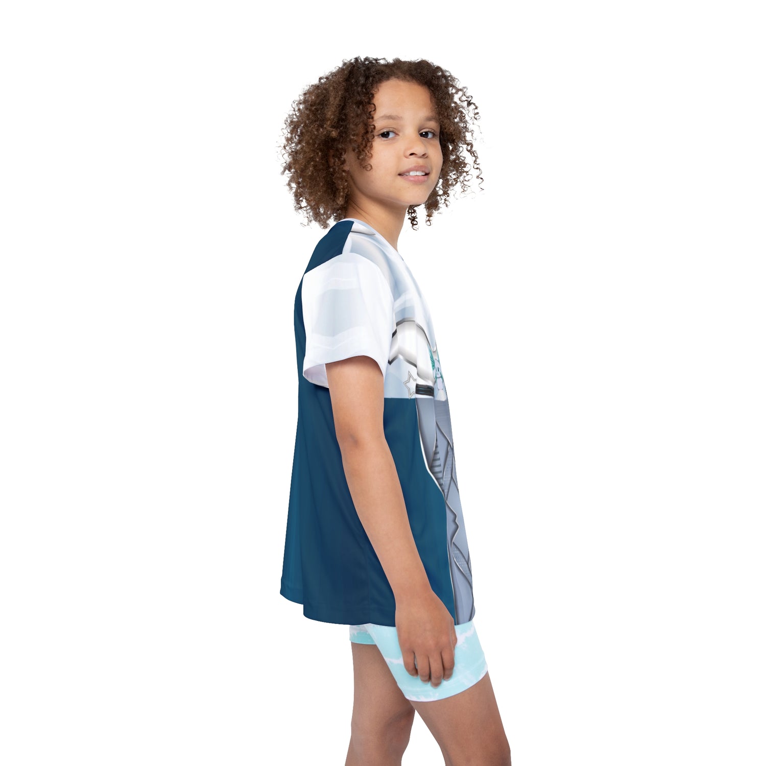 "SKY" the bunny,Kids Sports Jersey, Youth Athletic Shirt, Personalized Team Wear, Fun Activewear, Birthday Gift, Sports Celebration Tee