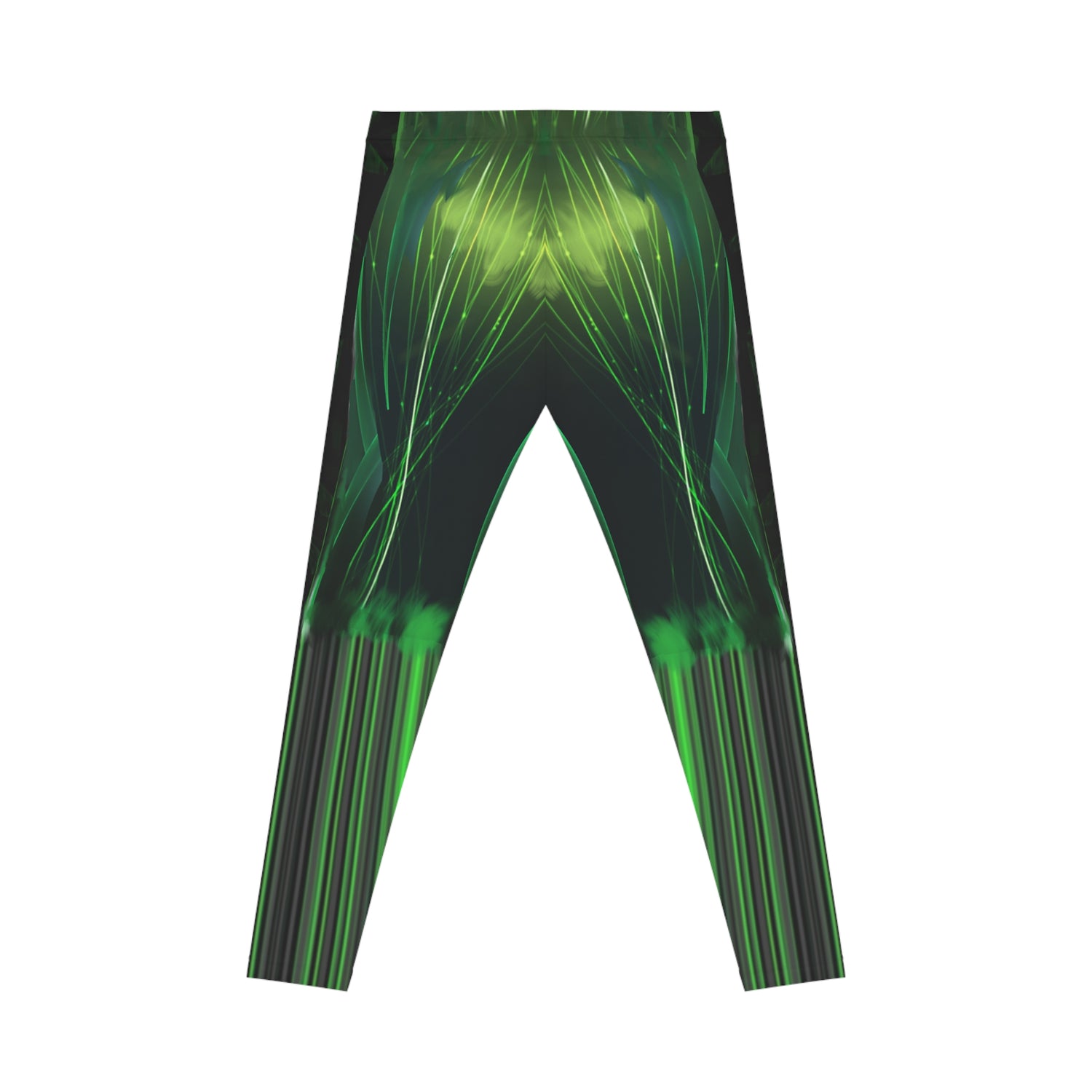 Green Emerald,Vibrant Green Workout Leggings for Women - Casual Fitness Pants