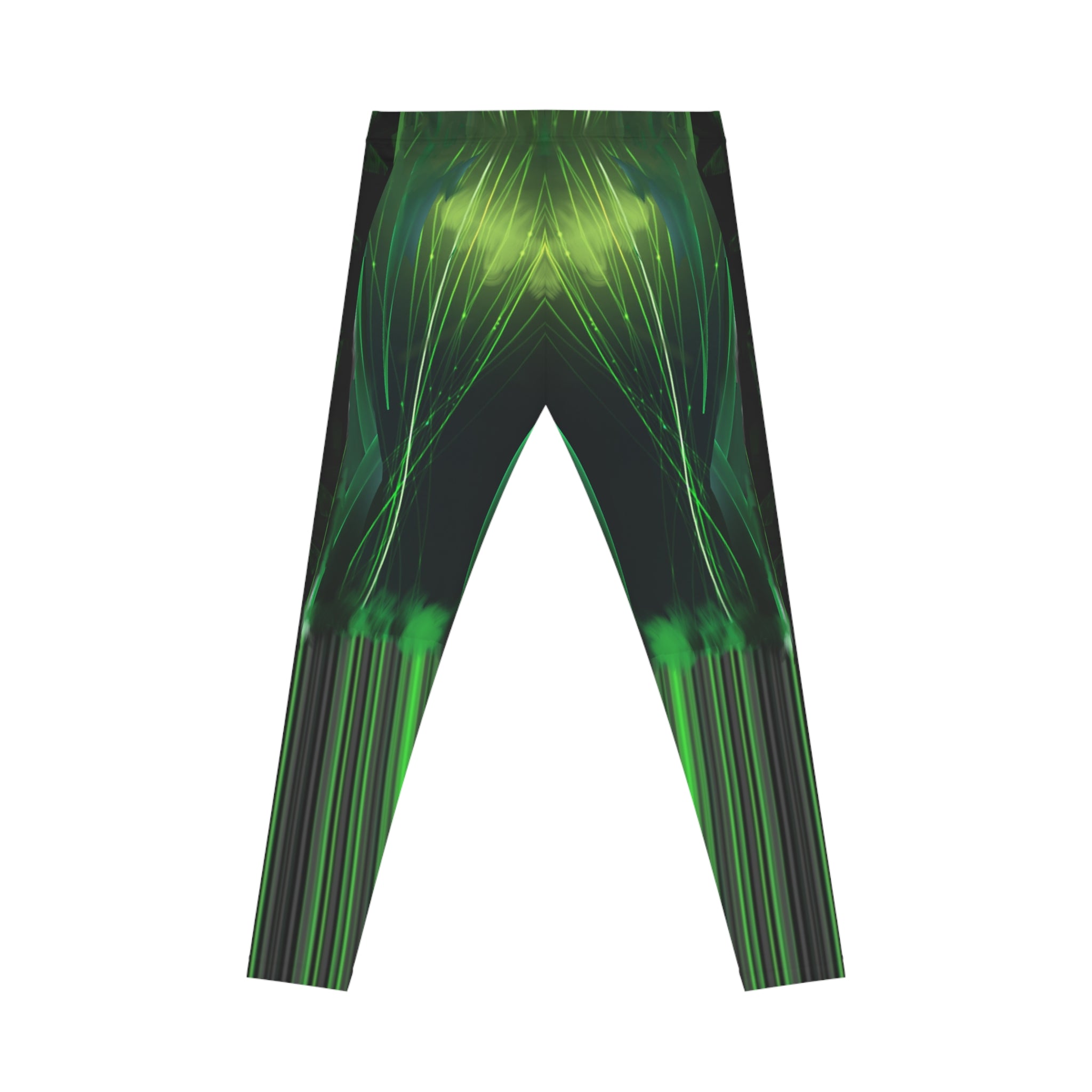 Green Emerald,Vibrant Green Workout Leggings for Women - Casual Fitness Pants
