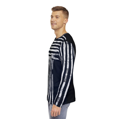 Long Sleeve Shirt with USA Flag Design