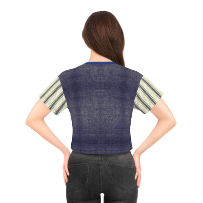 Blue Jeans Crop Tee