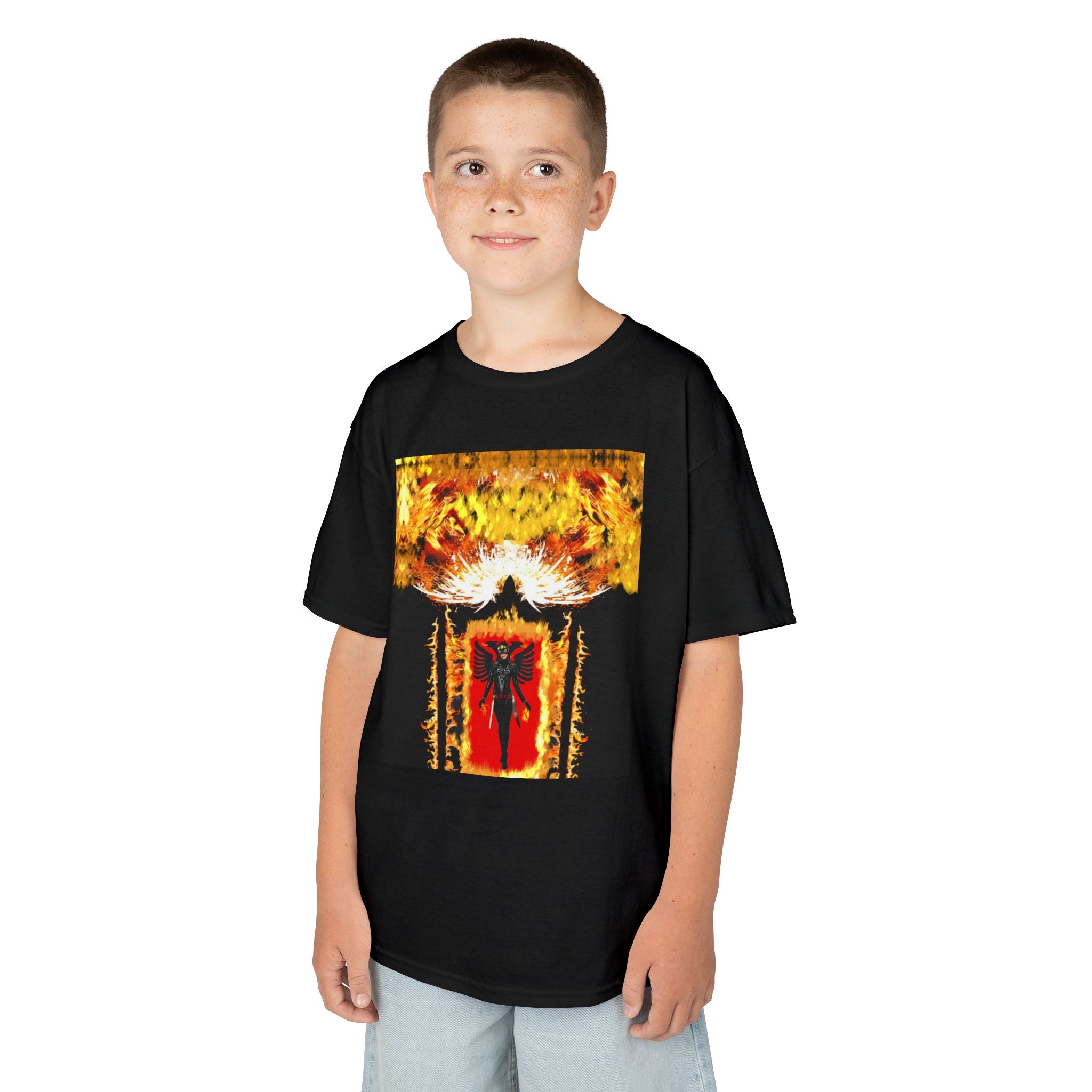 2 Eaglewoman,Kids Graphic Tee for Bold Young Trendsetters, Cool Summer Outfits, Party Wear, Gift for Boys and Girls, Trendy Kids Fashion