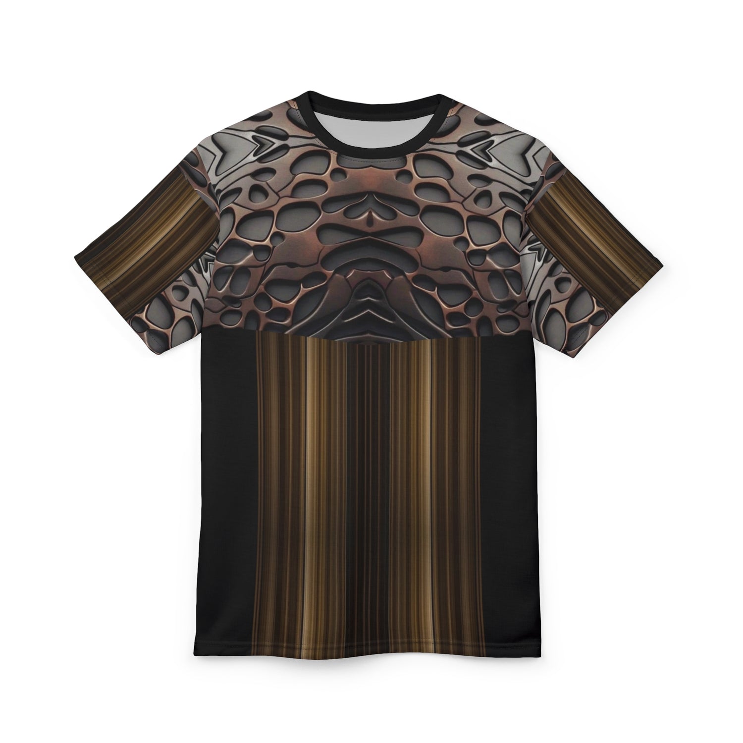 French polish,Stylish Unisex Cut &amp; Sew Tee, Abstract Graphic T-Shirt, Casual Wear, Unique Art Shirt, Trendy Outfit, Elevated Everyday Tee