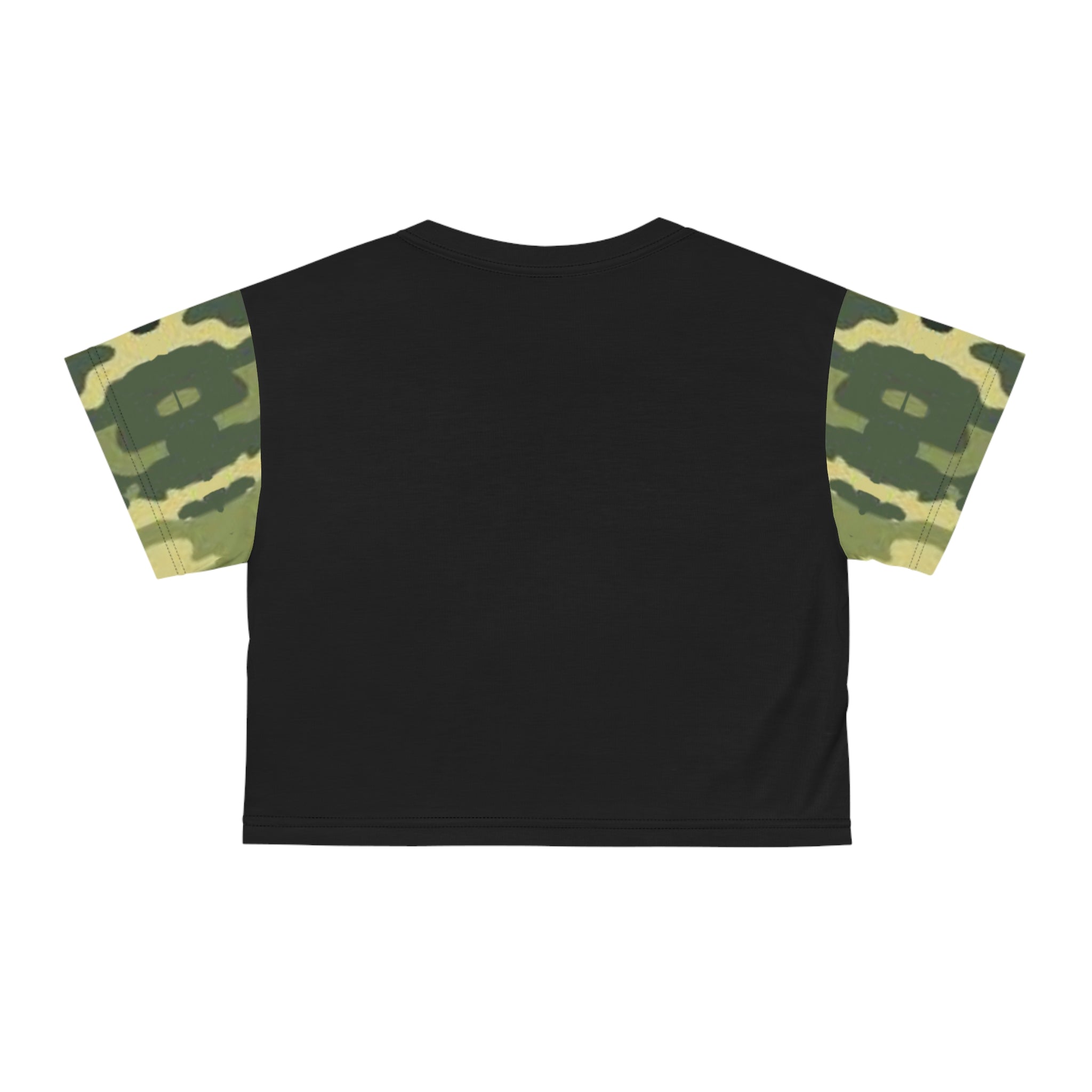 Army for women crop,Crop Tee (AOP)