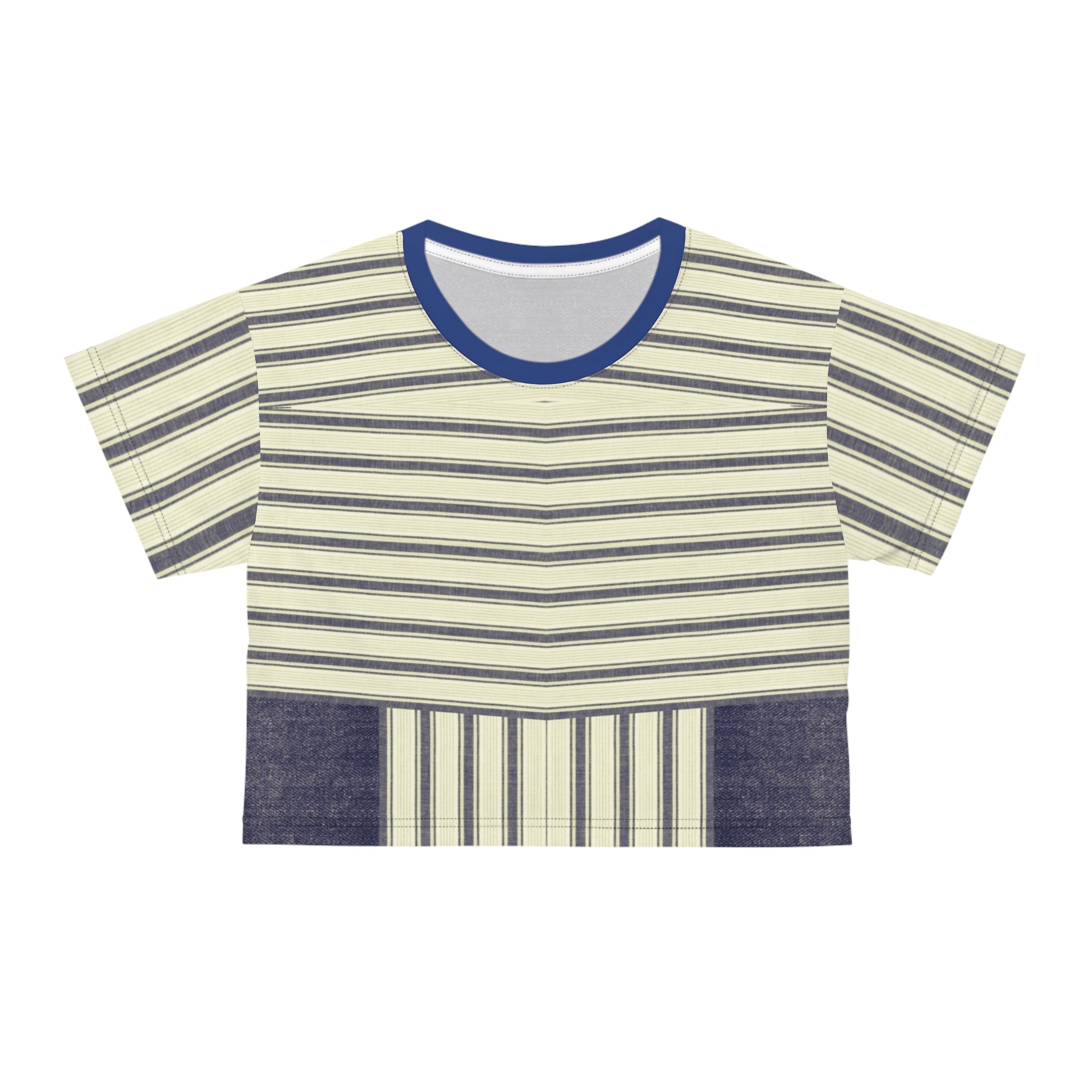 Blue Jeans Crop Tee