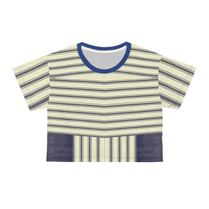 Blue Jeans Crop Tee