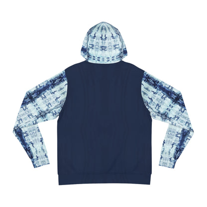 Blue tie diy . Fashion Hoodie (AOP)