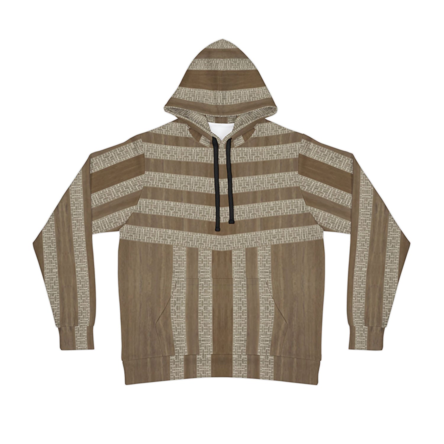Cream Cube Athletic Hoodie