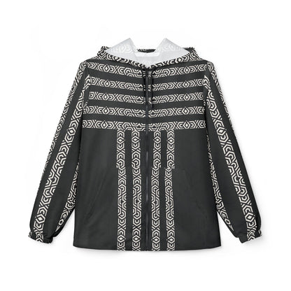 Windbreaker Jacket - White Cube Design