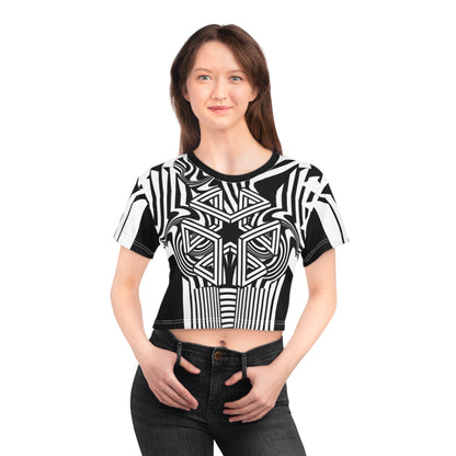 Cube,Crop Tee (AOP)