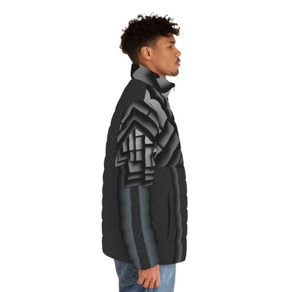 Gray cube.Stylish Men&