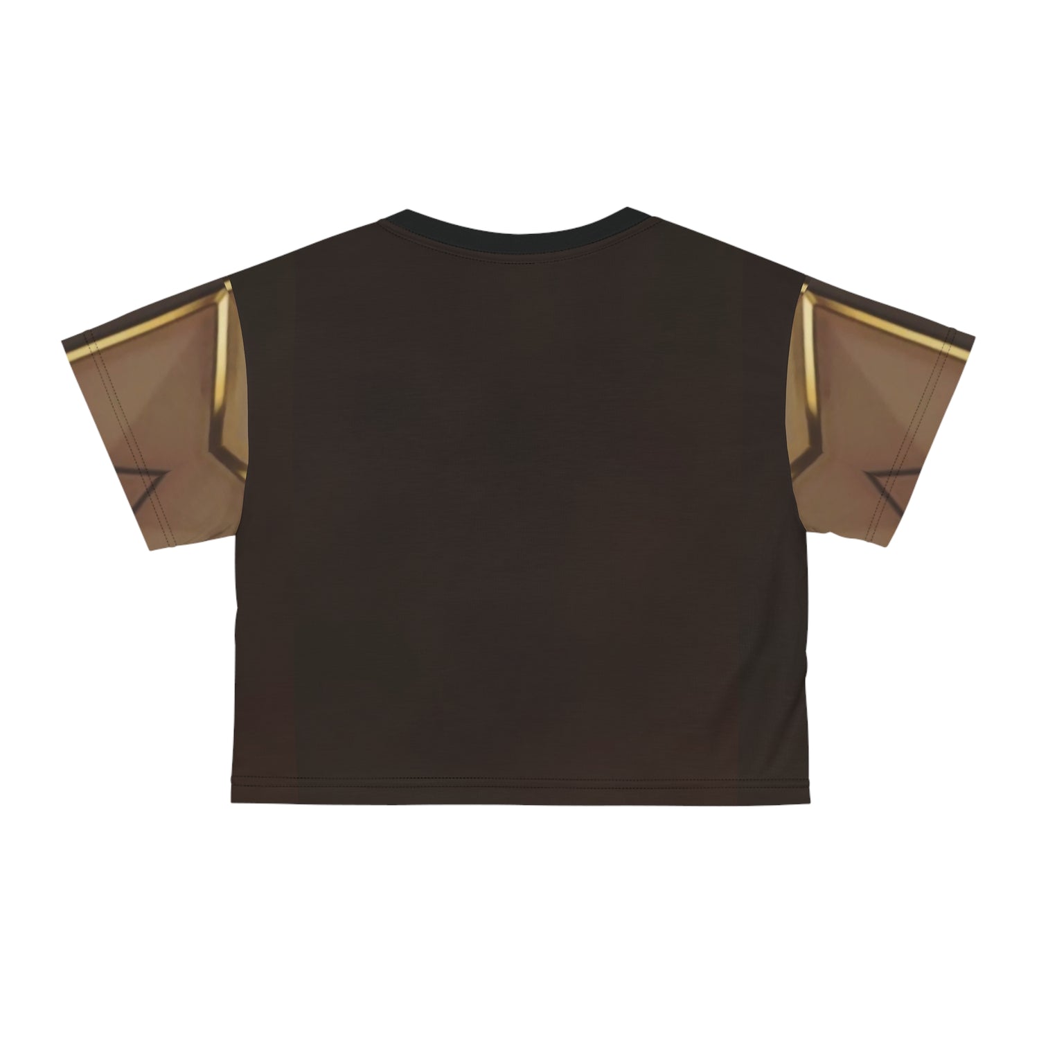 Golden Cube,Crop Tee (AOP)