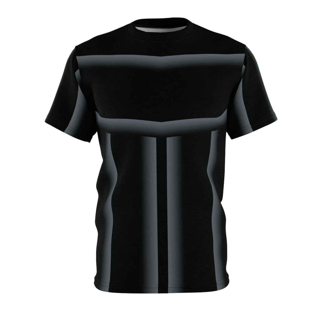 Gray 3D,Unisex Cut & Sew Tee (AOP)