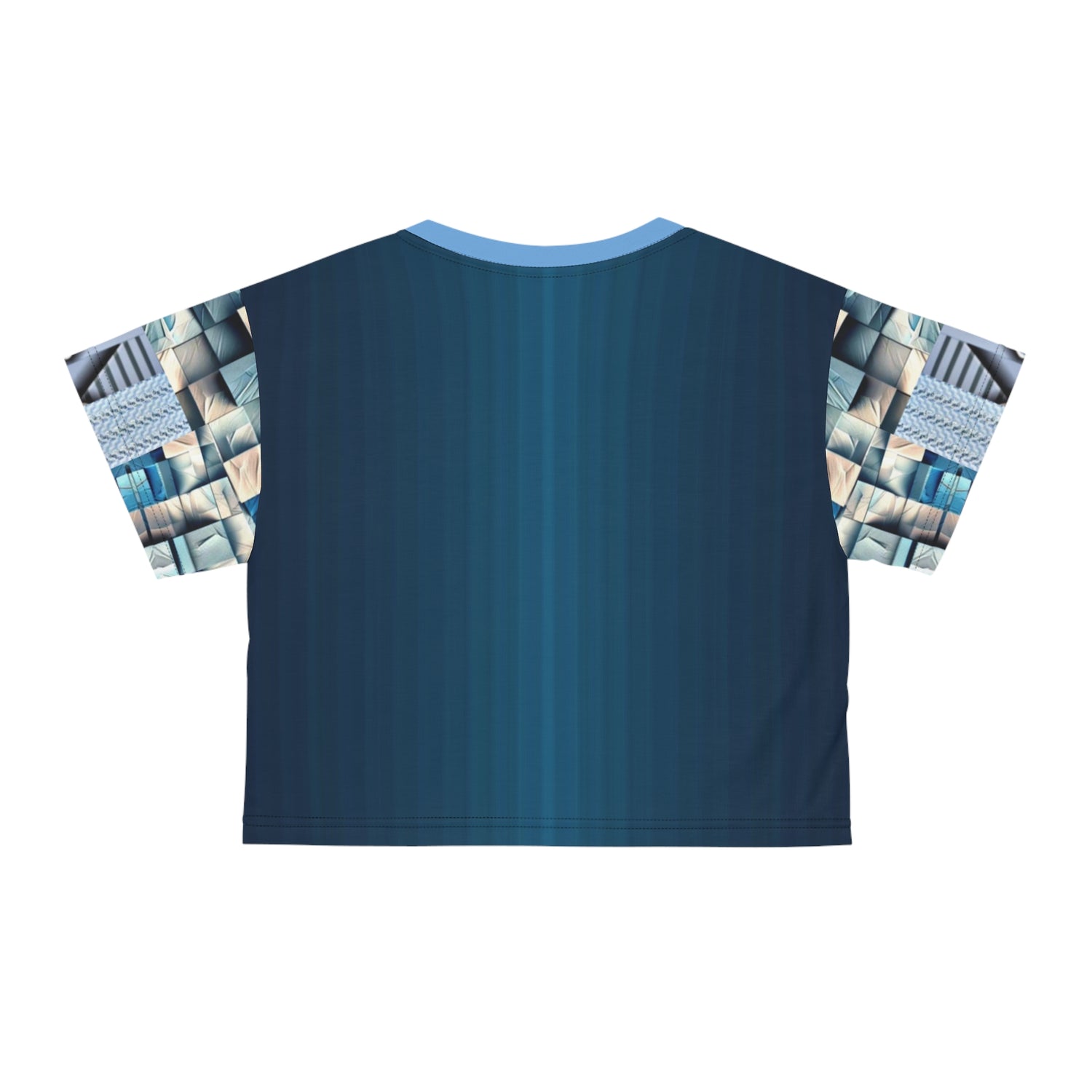 Blue stone,Artistic Crop Tee, Trendy Fashion Top, Unique Summer Shirt, Stylish Graphic Tee, Perfect Gift for Her
