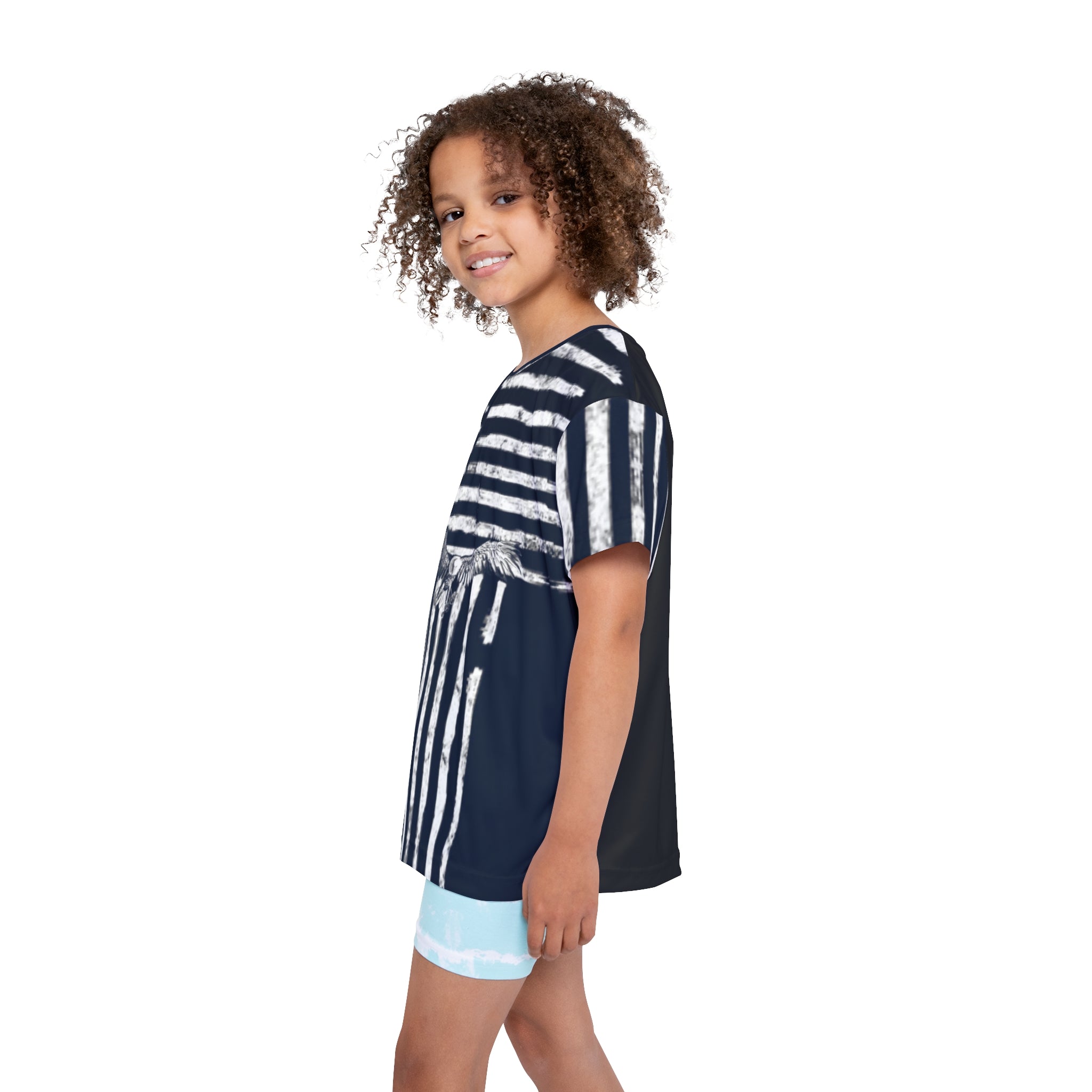 Kids Jersey USA Flag Sports Jersey
