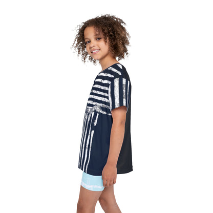 Kids Jersey USA Flag Sports Jersey