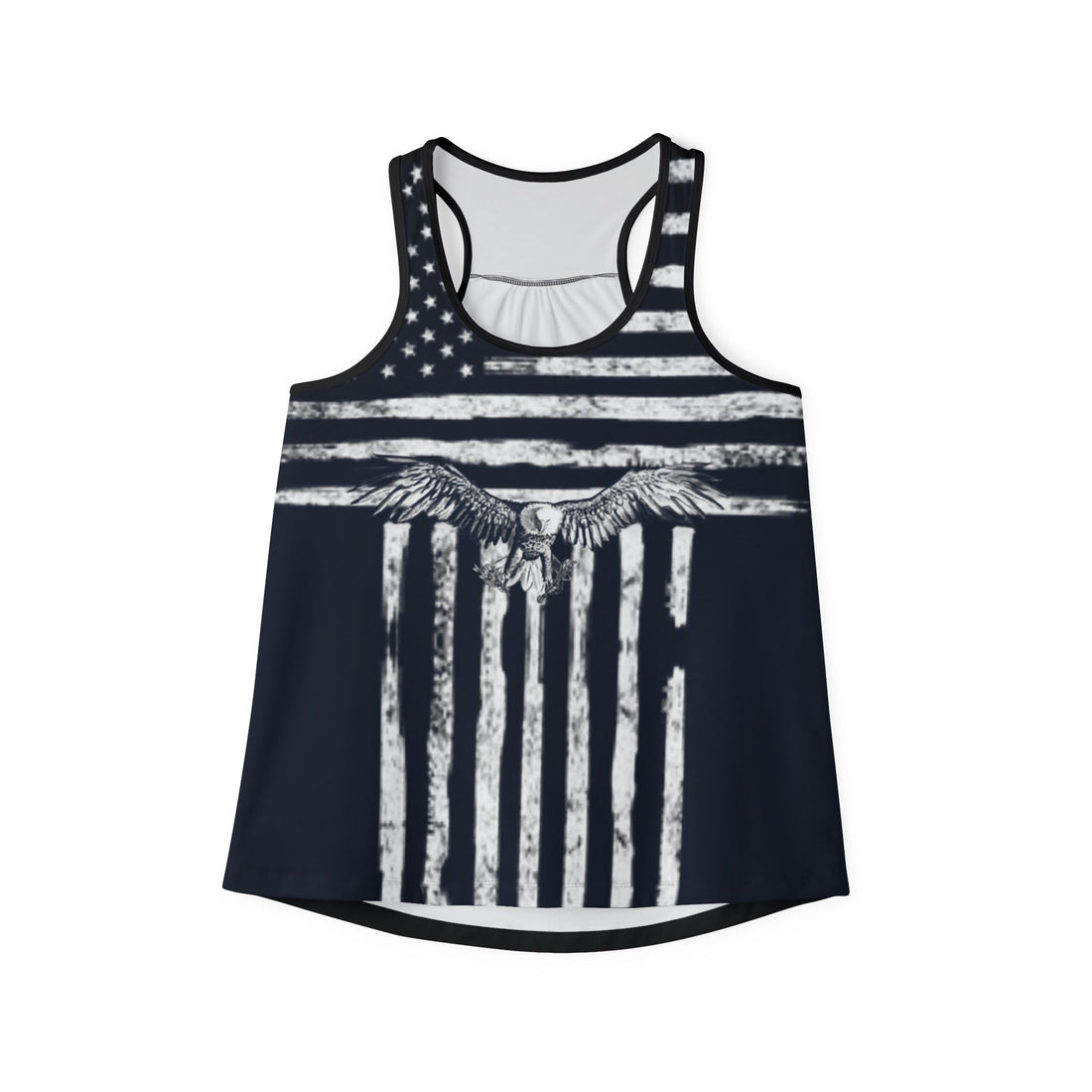 Tank Top - USA Flag Design for Patriotic Women