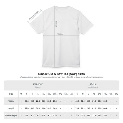 Stop War" we want peace" ,Unisex Cut &amp; Sew Tee (AOP)