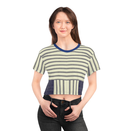Blue Jeans Crop Tee